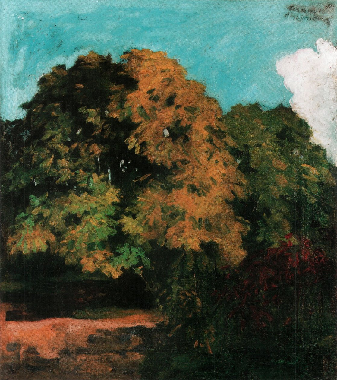 Castaños en Nagybanya de Károly Ferenczy