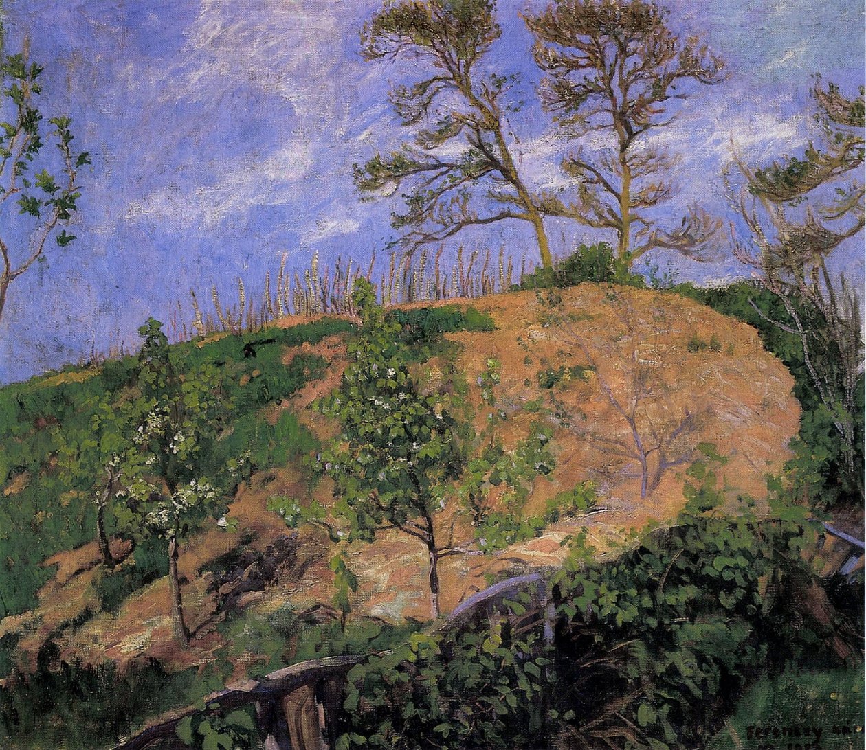 Paisaje en primavera de Károly Ferenczy