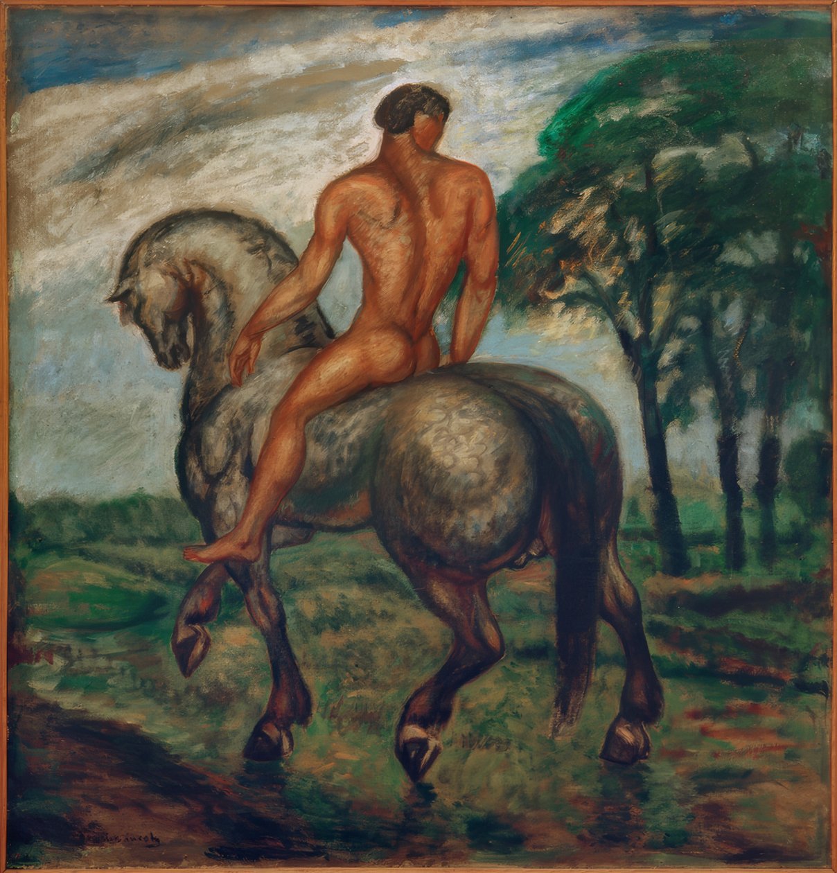 Jinete matutino (Jinete solitario) de Karoly Kernstok