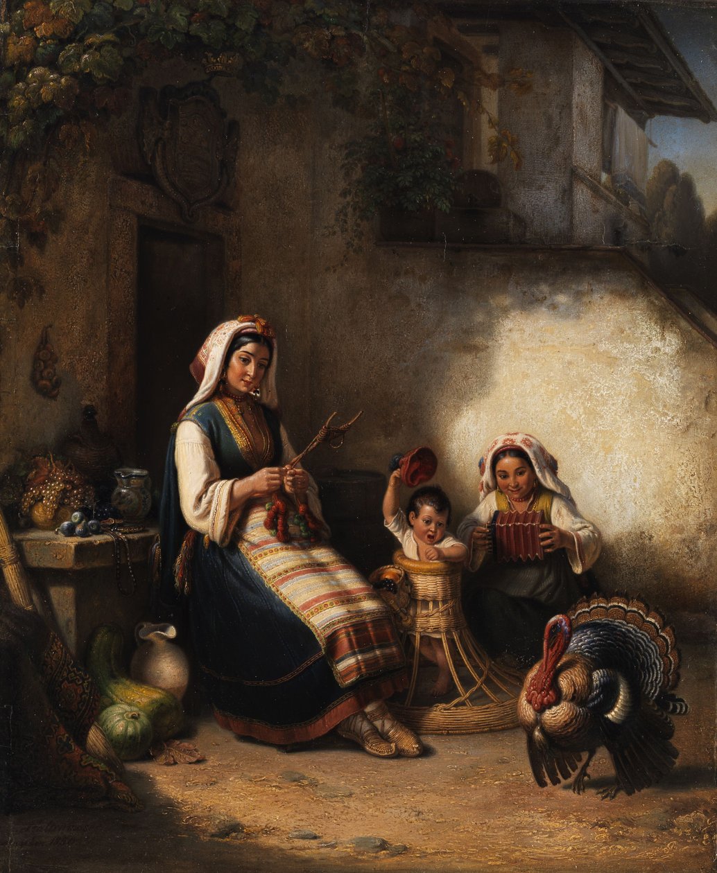 Escena familiar en Istria de Kaspar Kaltenmoser