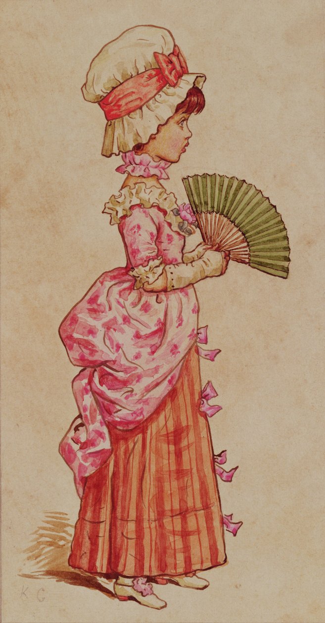 Para el baile, una de un conjunto de 12 ilustraciones de 