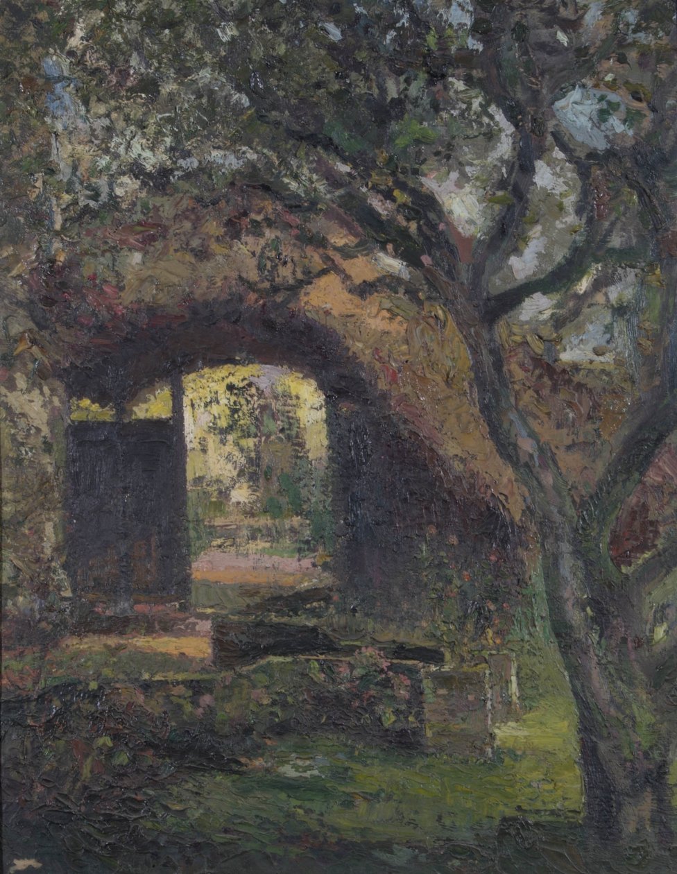 La puerta abierta (óleo sobre lienzo) de Kate Blackmore