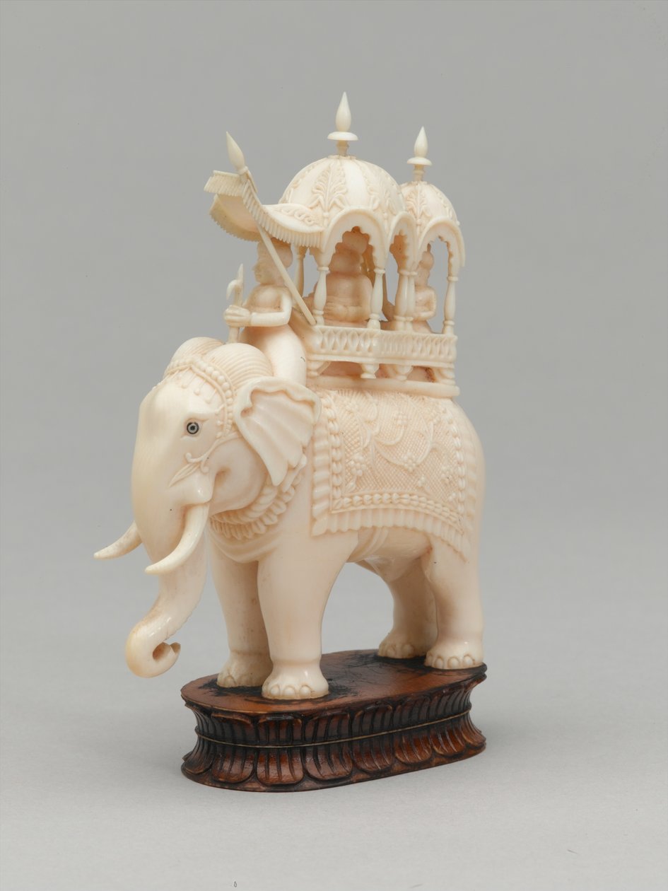 Rey negro, pieza de ajedrez, India, circa 1820 de Kate Elizabeth Bunce