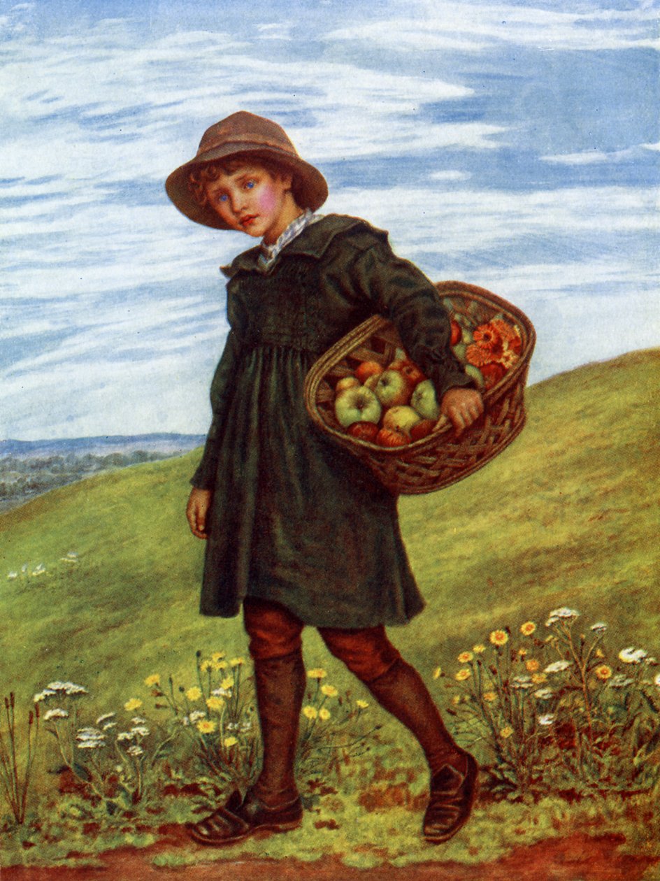 Hacia el pueblo por Kate Greenaway de Kate Greenaway