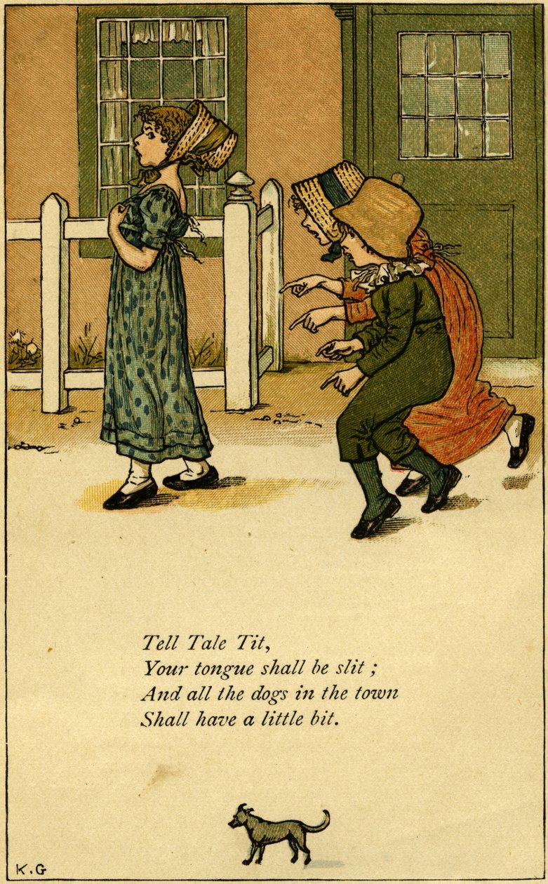 Tell Tale Tit nursery de Kate Greenaway