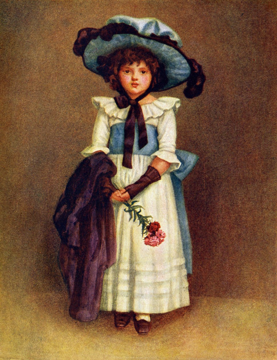 El pequeño modelo por Kate Greenaway de Kate Greenaway