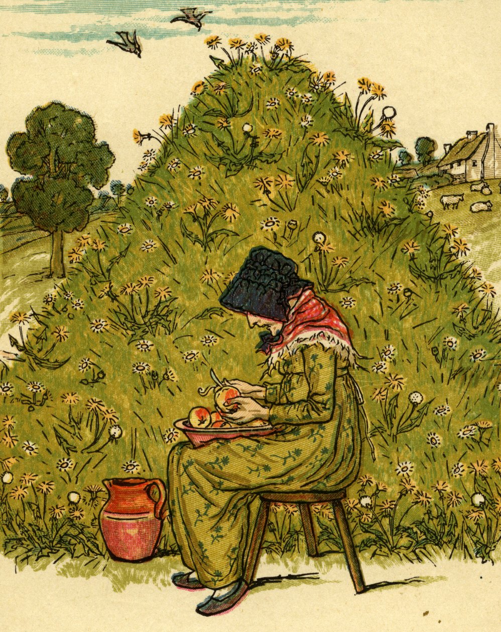 Había una vez un viejo de Kate Greenaway
