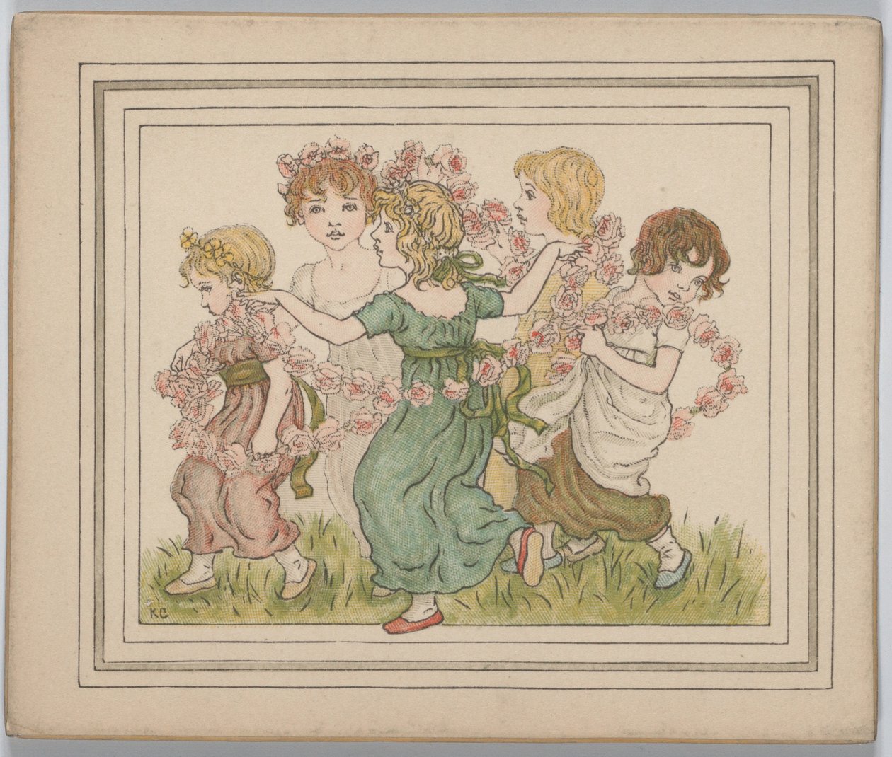 San Valentín de Kate Greenaway