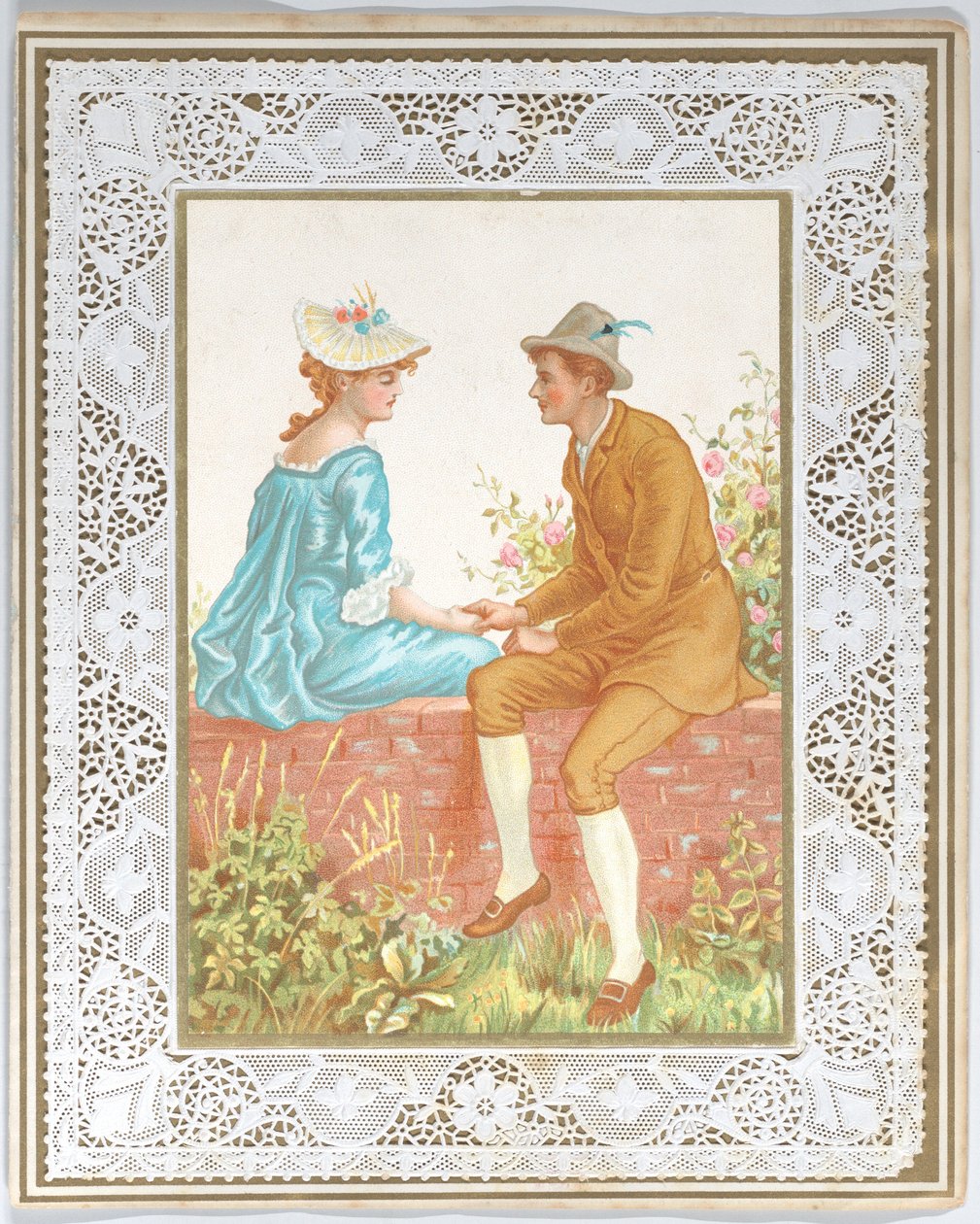 Tarjeta de San Valentín de Kate Greenaway