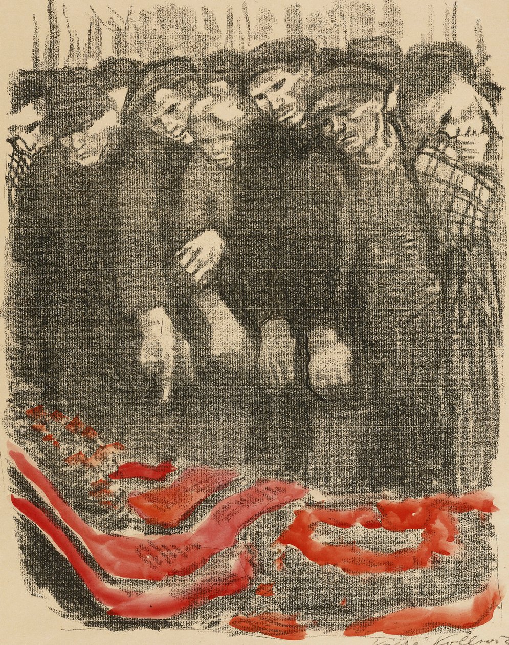 Marzfriedhof, 1913 de Käthe Kollwitz