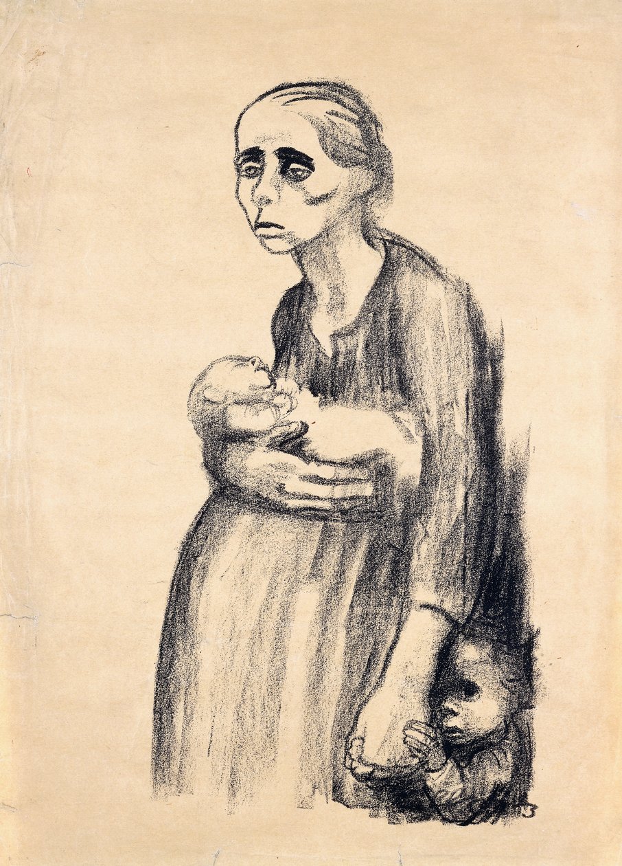 Póster contra el párrafo 218, 1924 de Käthe Kollwitz