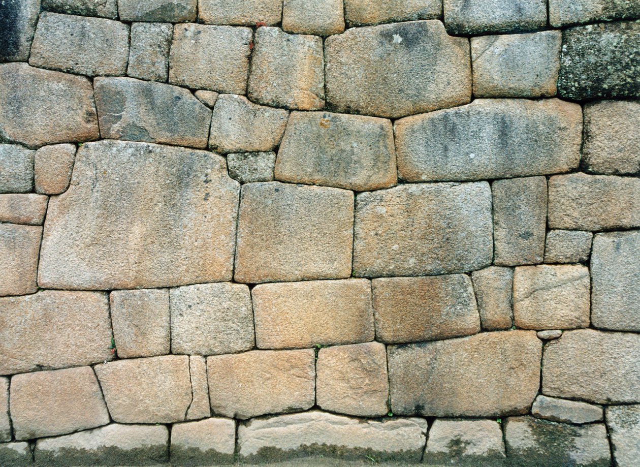 Detalle de cantería del asentamiento inca de Katie Attenborough