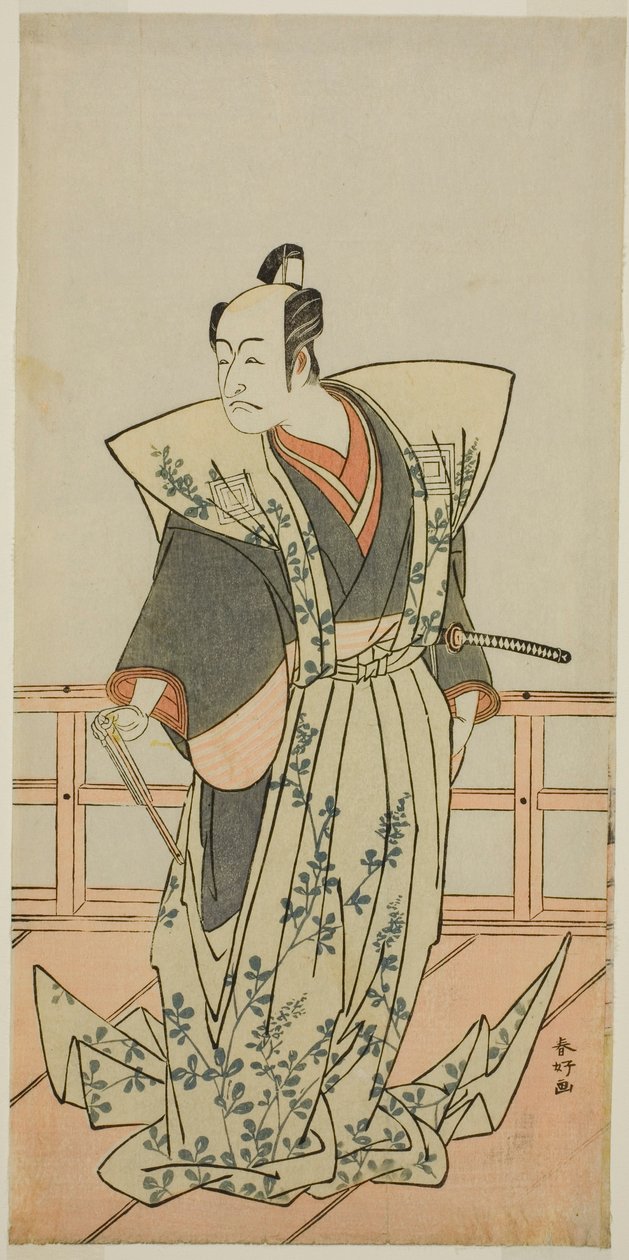 El actor Ichikawa Danjuro V en un papel no identificado de Katsukawa Shunkо̄