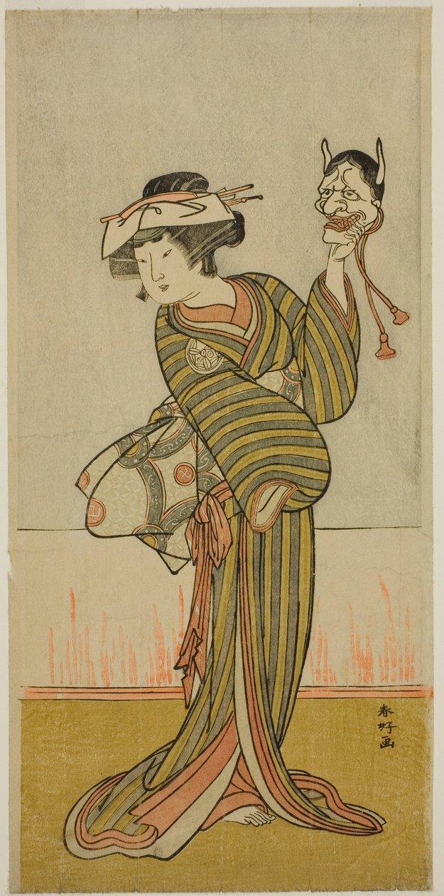 Yamashita Kinsaku II en un papel no identificado de Katsukawa Shunkо̄
