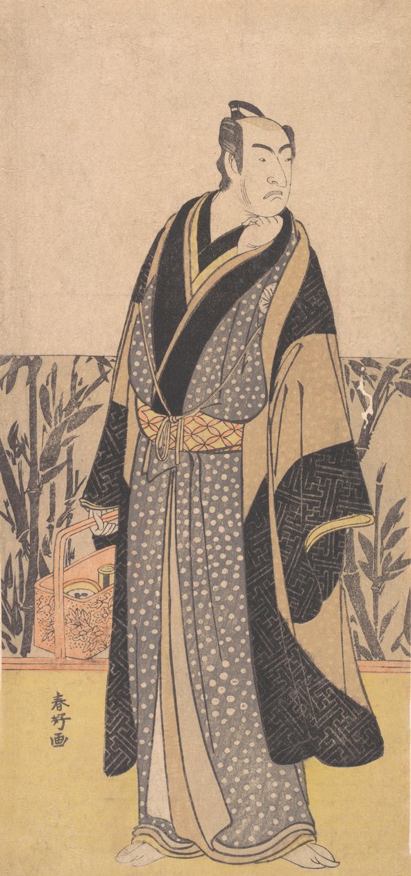 El actor, Matsumoto Koshiro I 1674-1730 en un papel no identificado, finales del siglo XVIII de Katsukawa Shunko