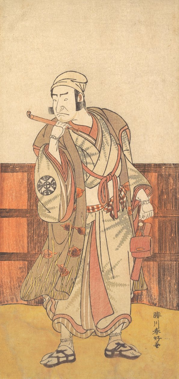El primer Nakamura Nakazo en el papel de Shimada no Hachizo, abril 1783 de Katsukawa Shunko