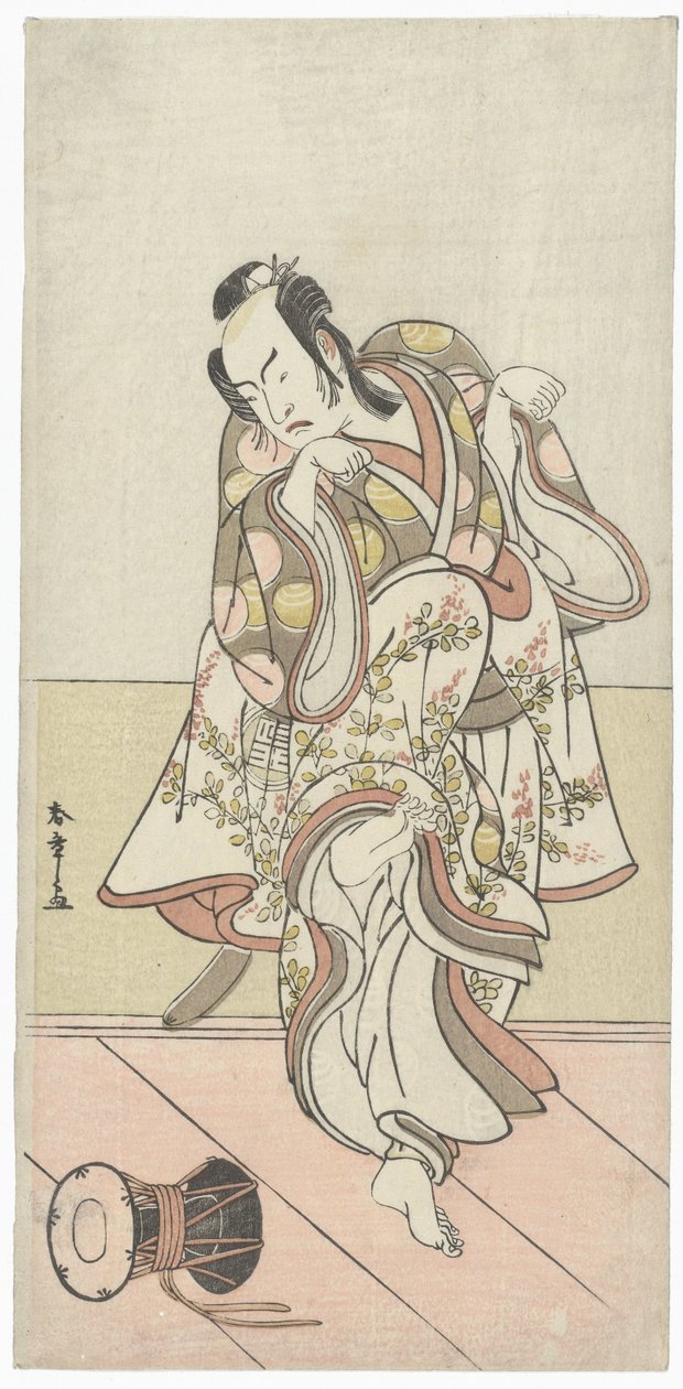 actor de baile de Katsukawa Shunsho