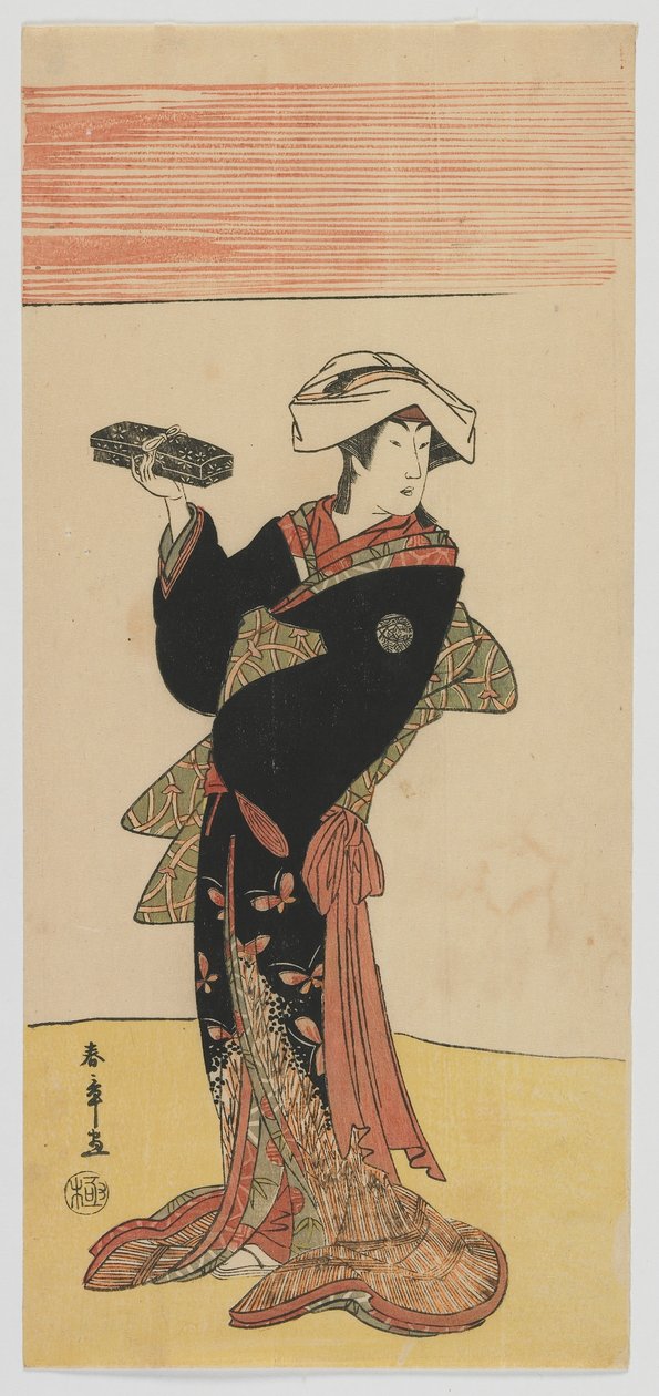 Actor de kabuki Nakamura Riko, periodo Edo, c.1791-92 (grabado en madera en color) de Katsukawa Shunsho