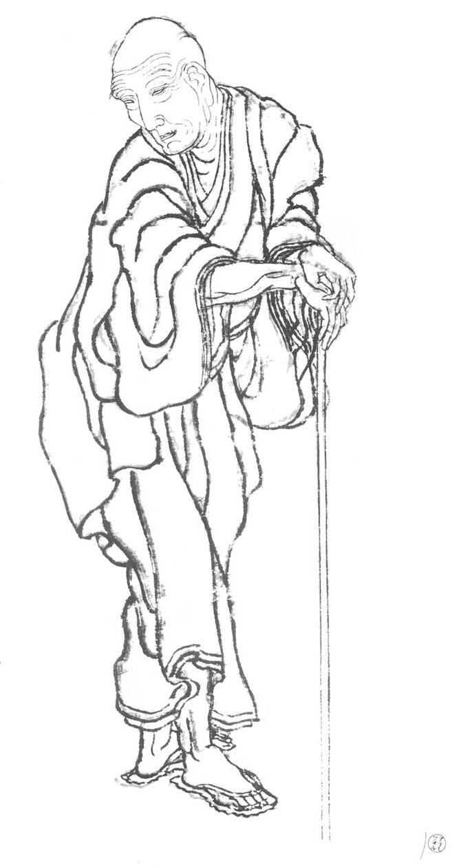 Retrato de Hokusai de Katsushika Hokusai