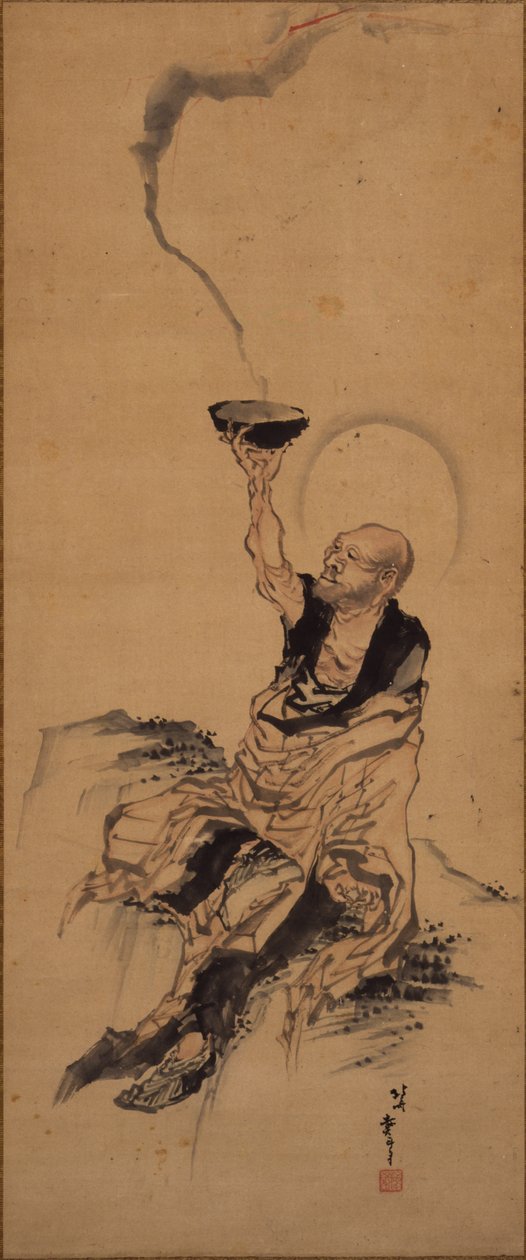 Arhat de Katsushika Hokusai