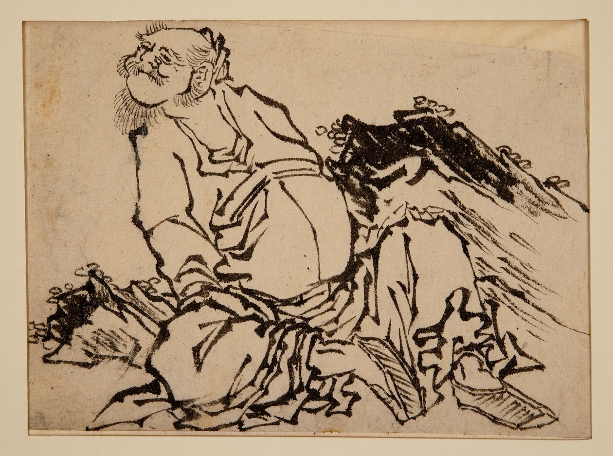 Guerrero chino de Katsushika Hokusai