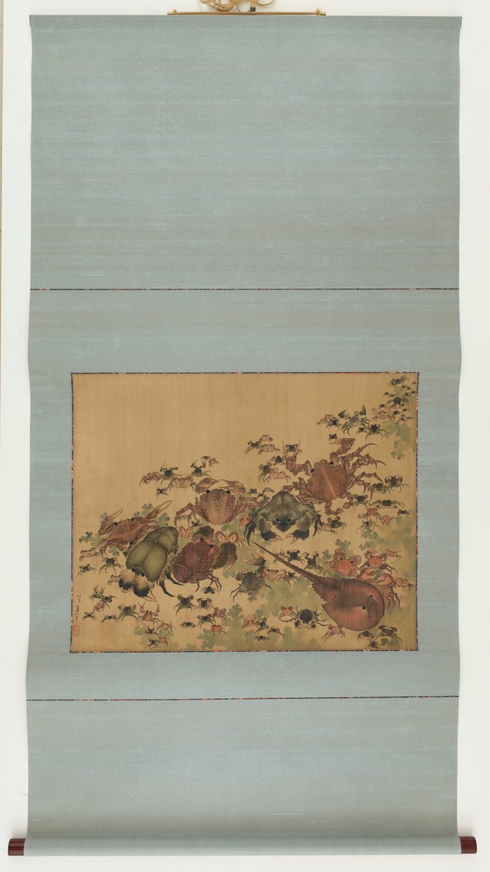 Crustáceos, período Edo, 1825-1830 de Katsushika Hokusai