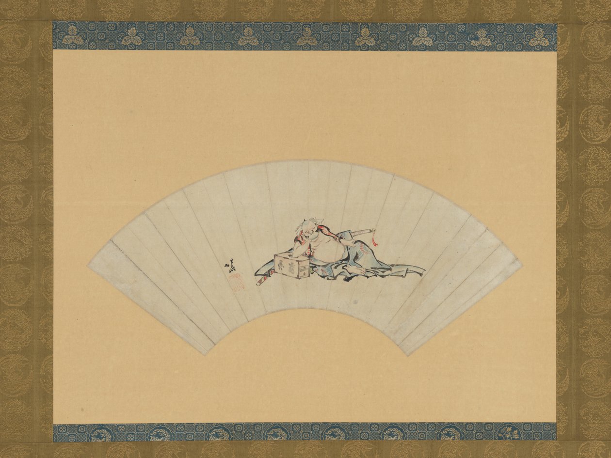 Asaina borracha de Katsushika Hokusai