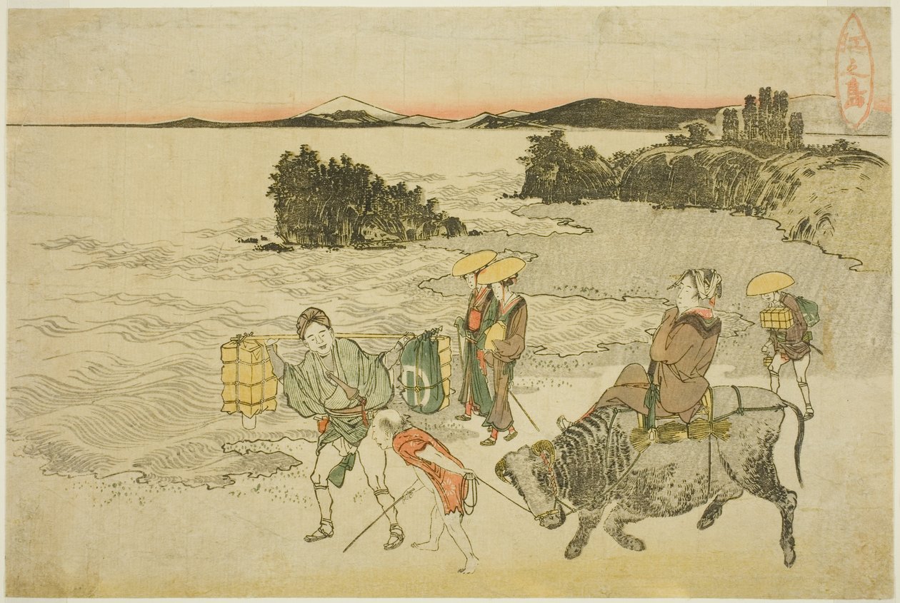 Enoshima de Katsushika Hokusai