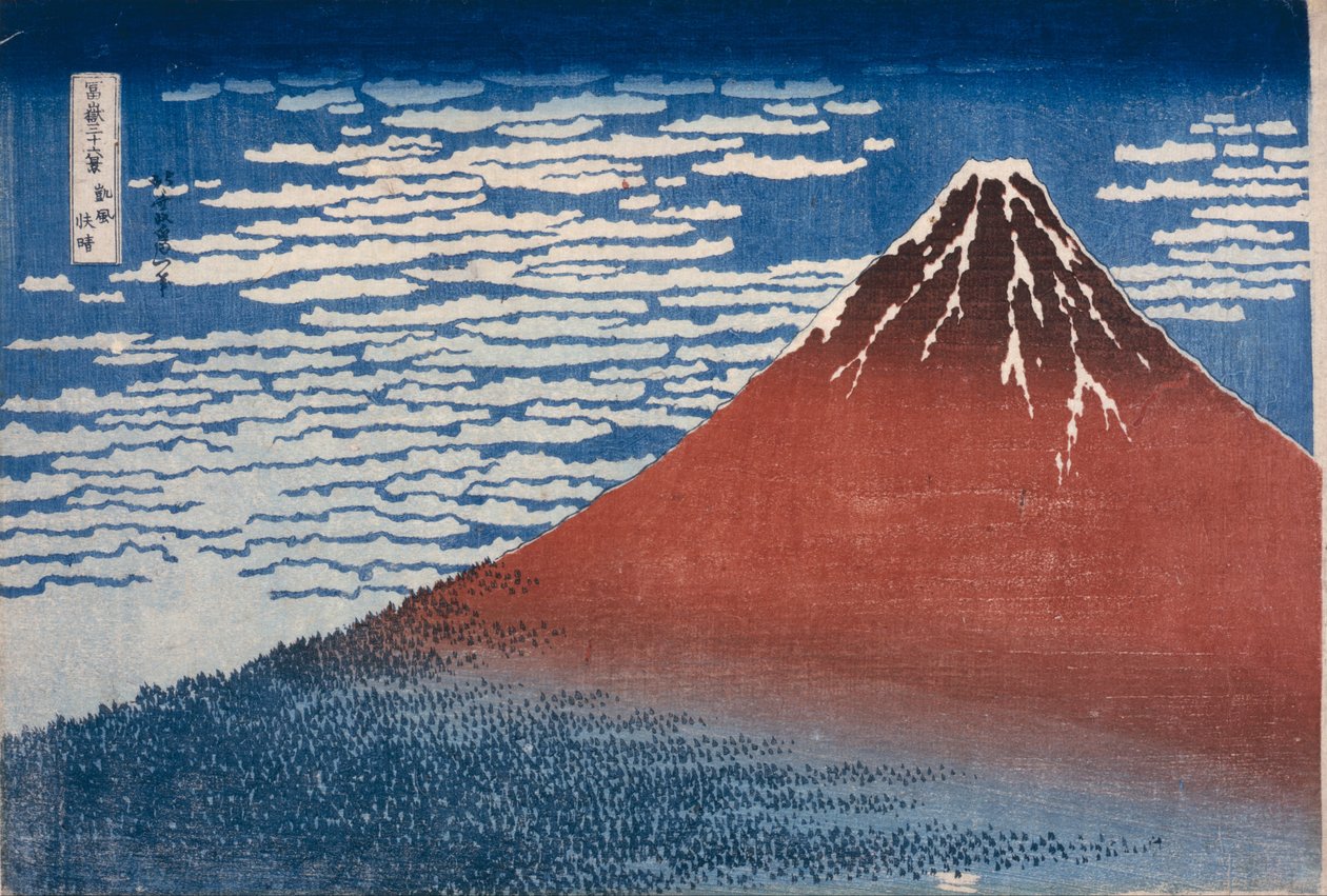 Viento Fino, Mañana Clara de Katsushika Hokusai
