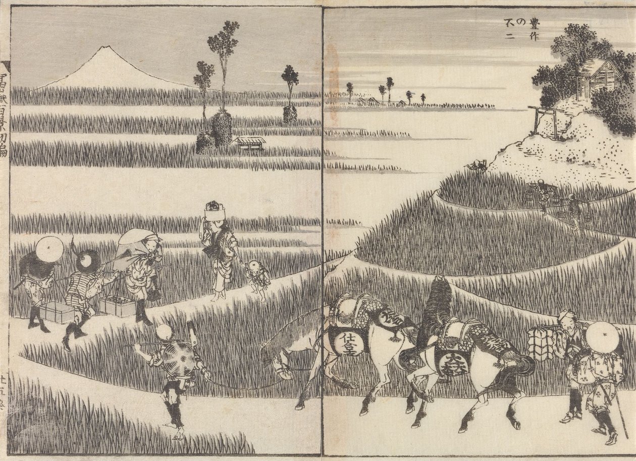 De «Cien vistas del monte Fuji» de Katsushika Hokusai