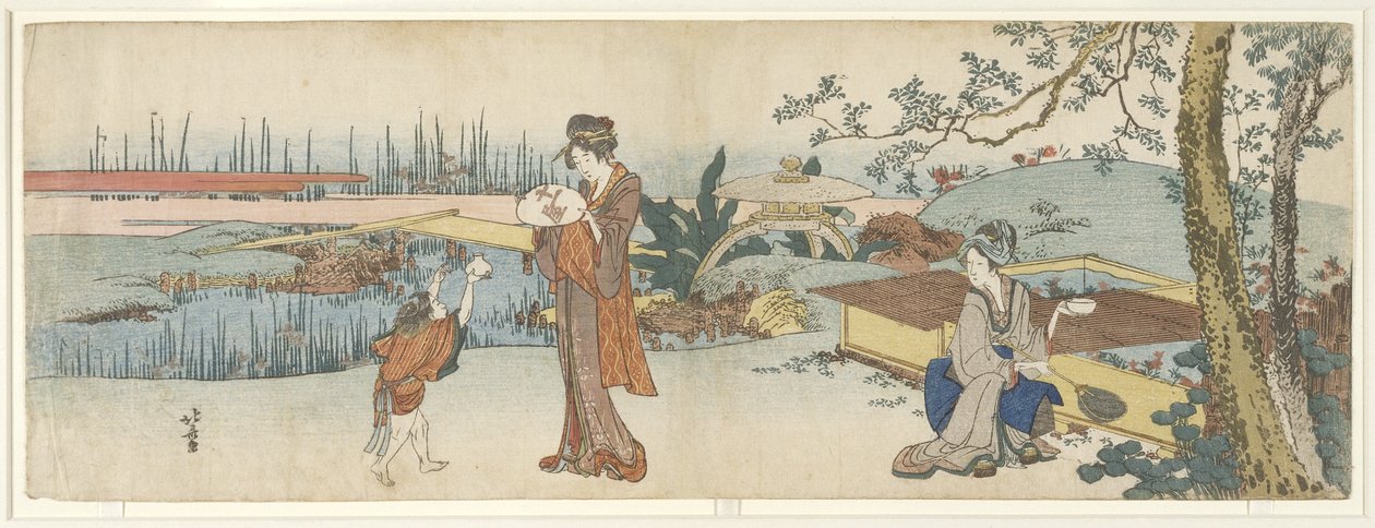 Vendedor de peces dorados, 1801-1805 de Katsushika Hokusai