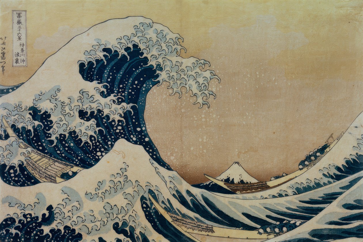 Gran ola frente a la costa de Kanagawa de Katsushika Hokusai