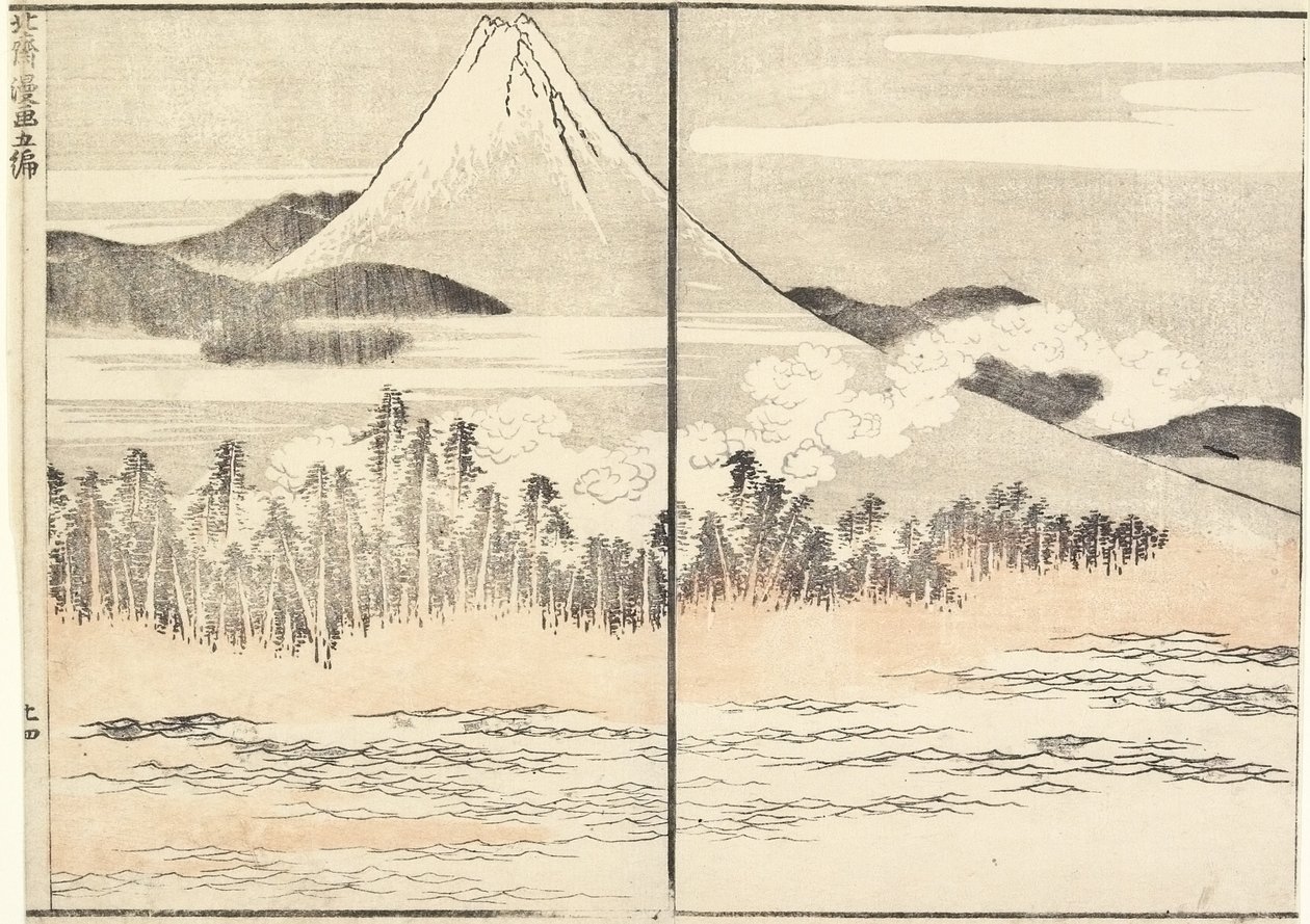 Monte Fuji, 1816 de Katsushika Hokusai