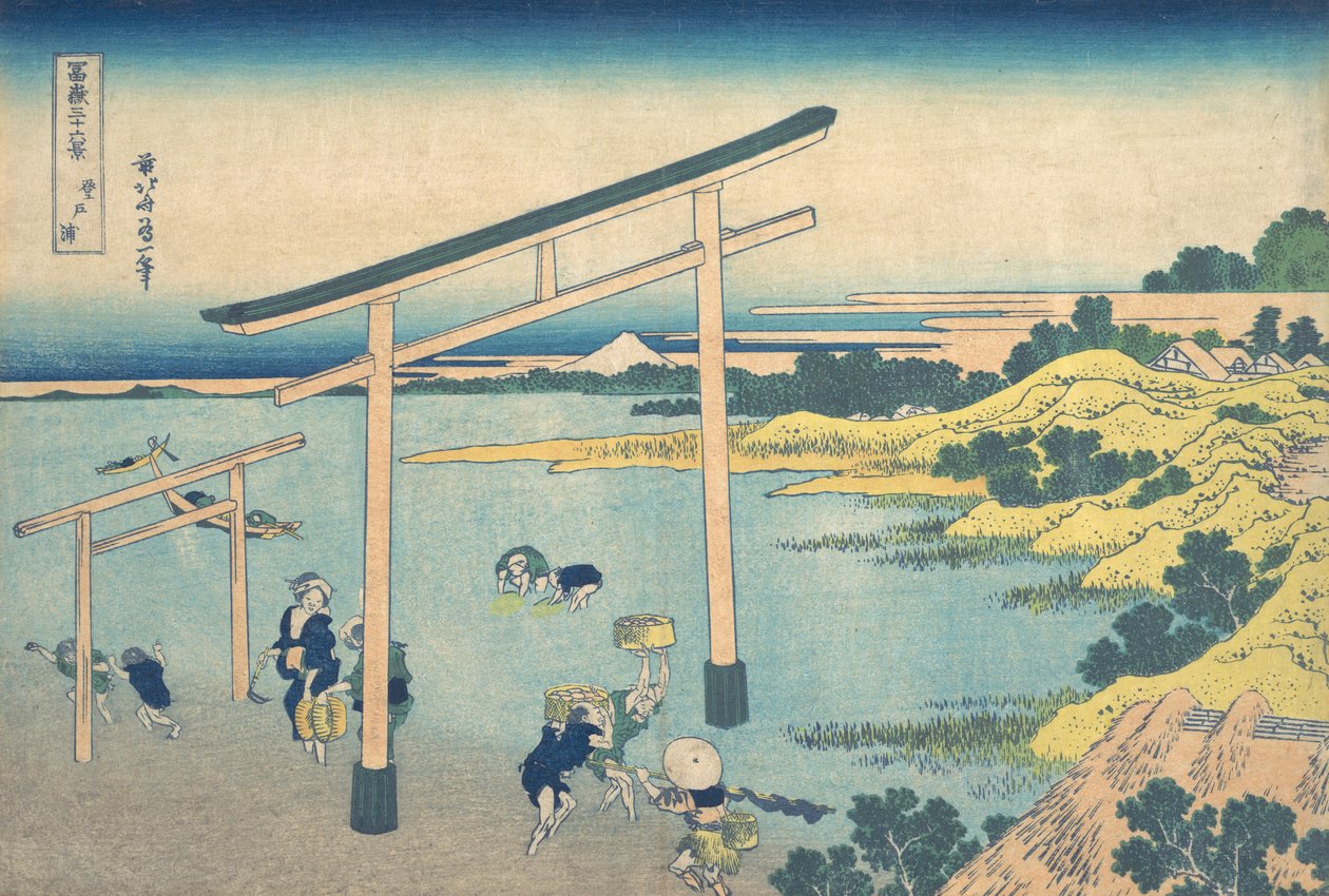 Bahía de Noboto, de la serie Treinta y seis vistas del monte Fuji, ca. 1830-32 de Katsushika Hokusai
