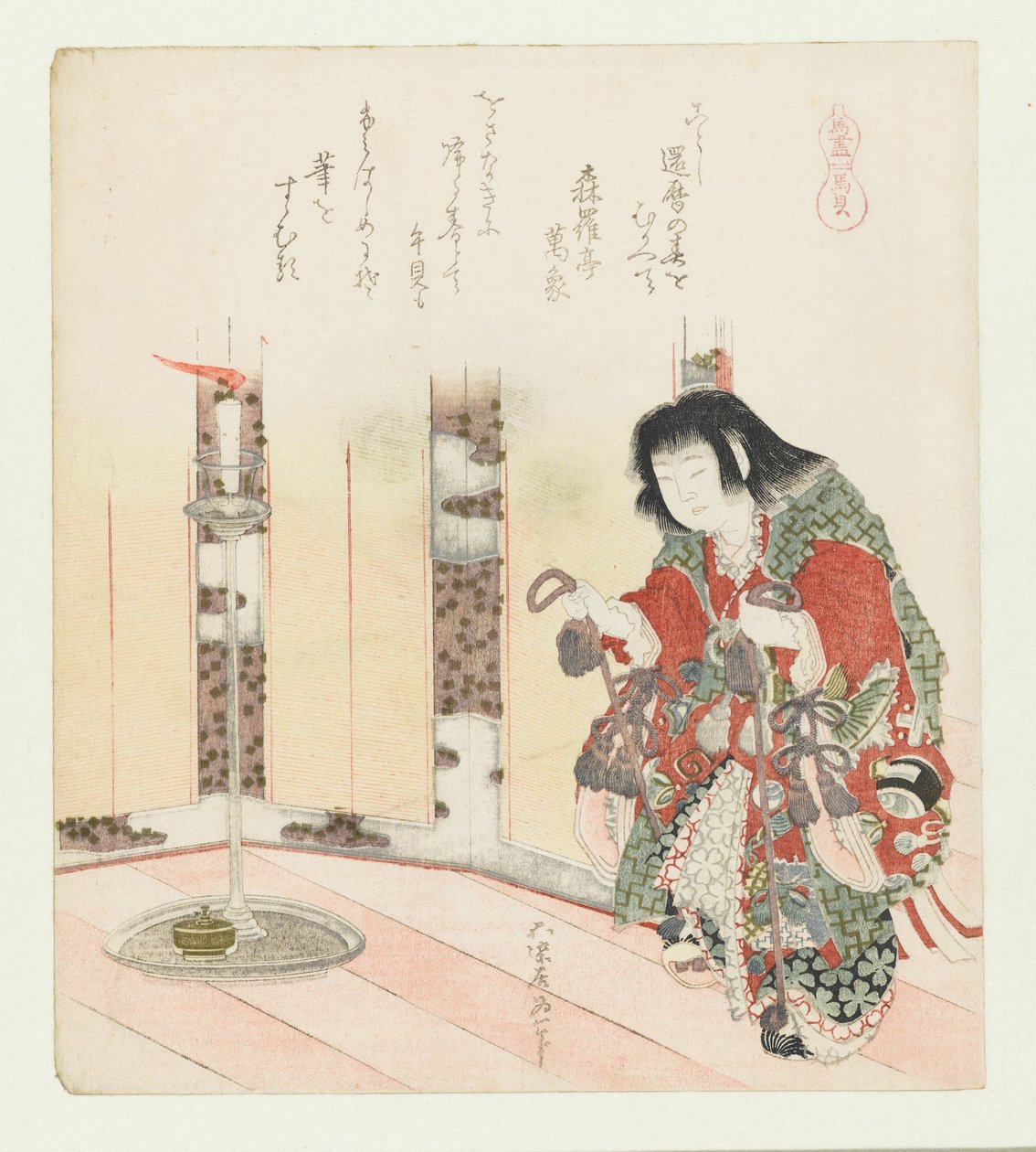 caparazón de caballo Umagai (título sobre objeto) Una serie con caballos (título de la serie) Umazukushi (título de la serie sobre el objeto) de Katsushika Hokusai