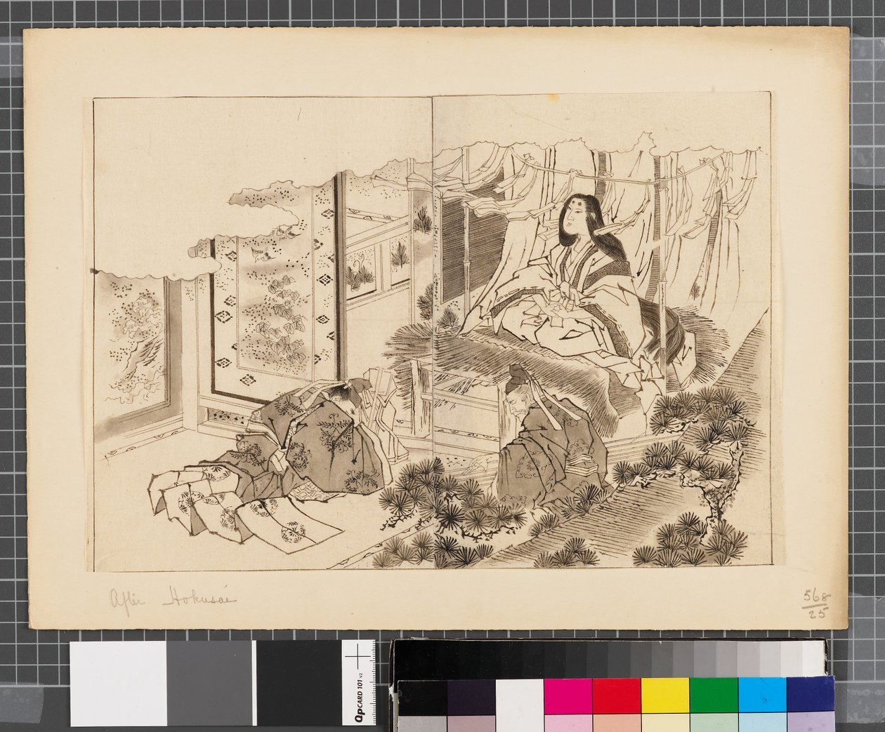 Escenas de la guerra entre Japón y Corea, finales del siglo XVIII-primera mitad del siglo XIX (tinta y aguada sobre papel) de Katsushika Hokusai
