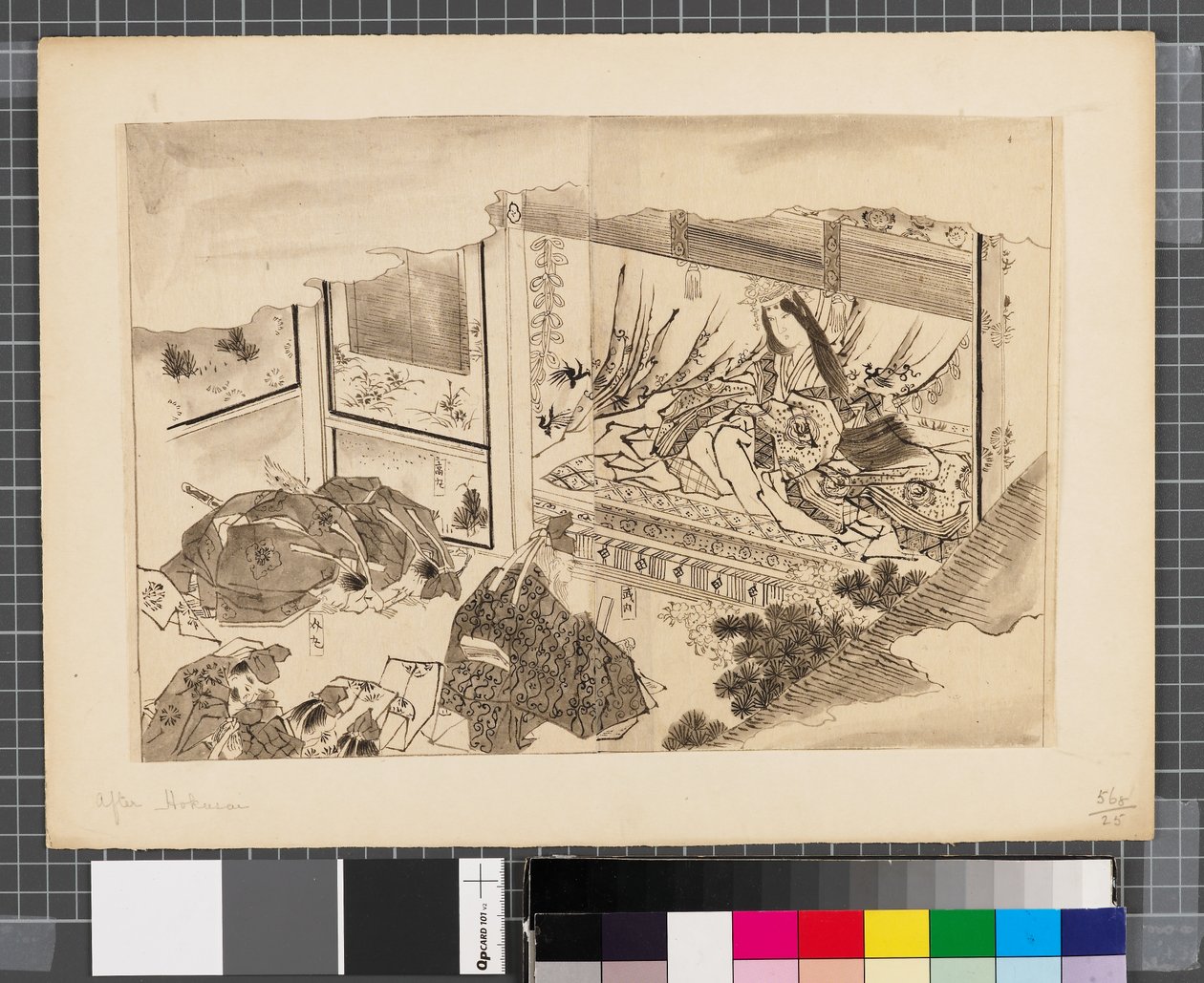 Escenas de la guerra entre Japón y Corea, finales del siglo XVIII-primera mitad del siglo XIX (tinta y aguada sobre papel) de Katsushika Hokusai