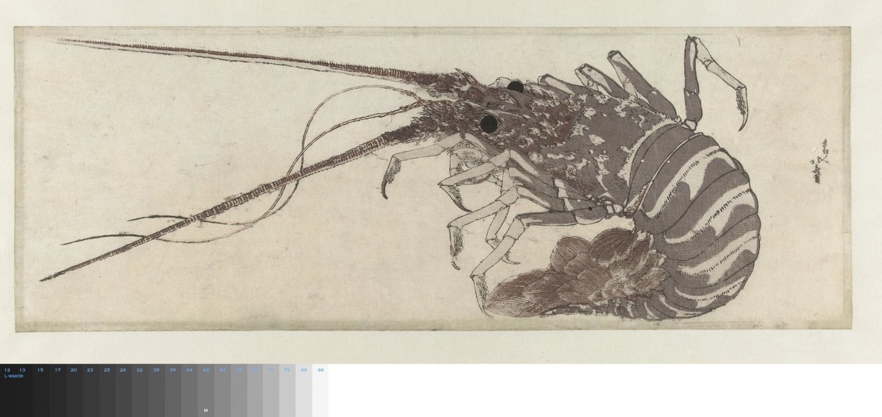 La langosta de Katsushika Hokusai