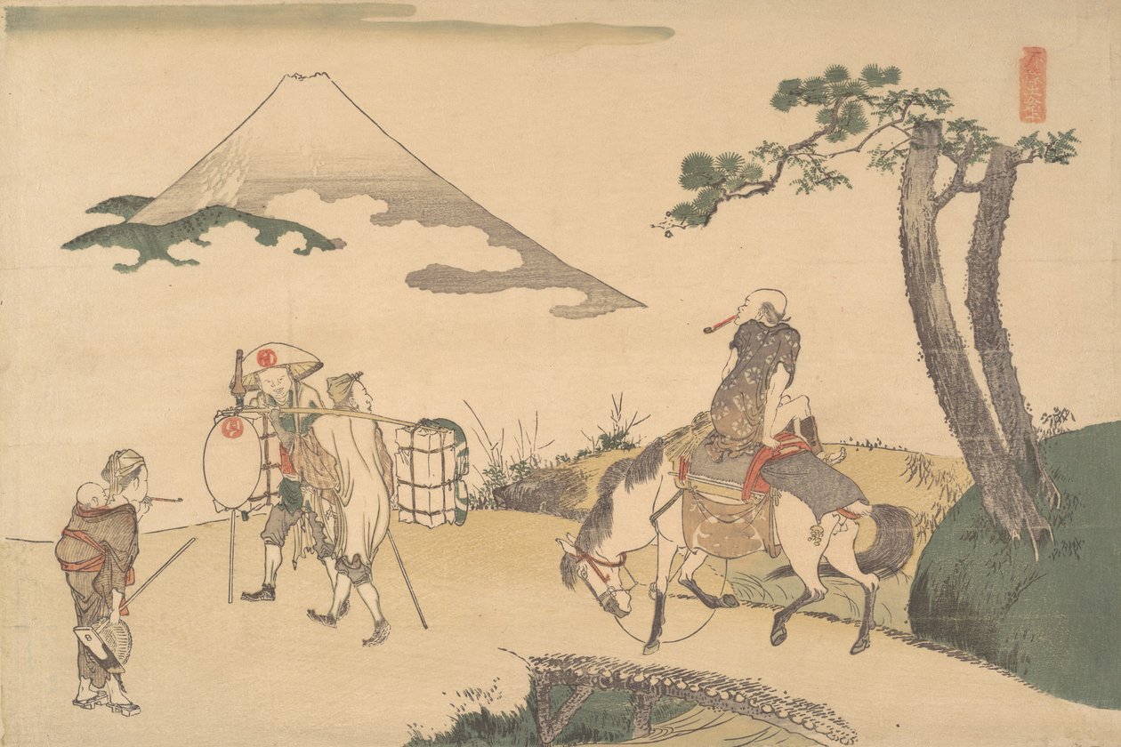 La cima del Monte Fuji de Katsushika Hokusai