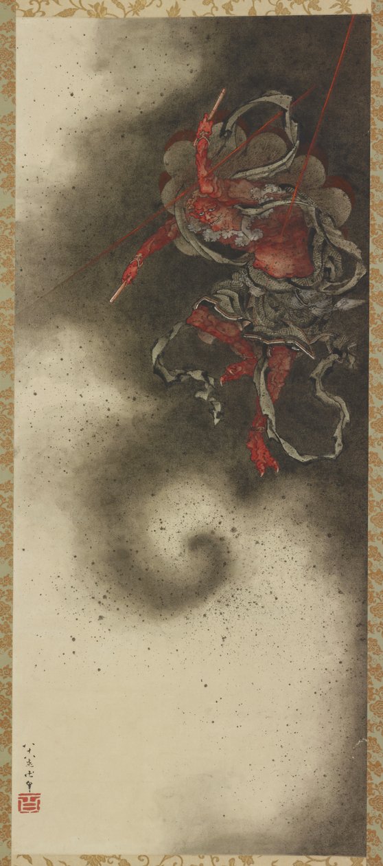 Dios del Trueno, Periodo Edo de Katsushika Hokusai