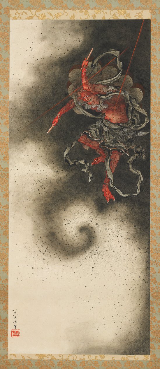 Dios del Trueno, Periodo Edo de Katsushika Hokusai