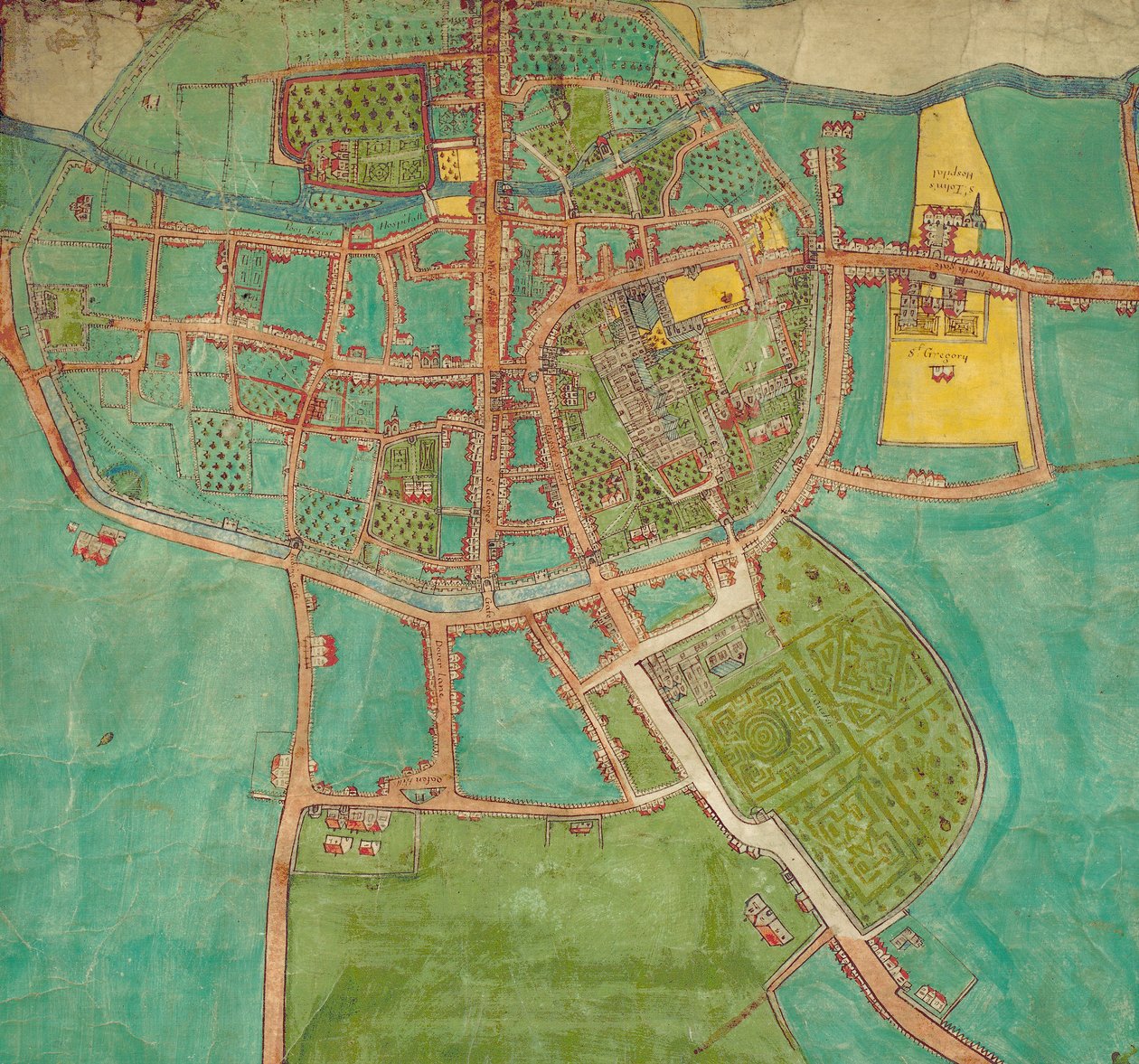 Mapa de la propiedad de Alec Hunter