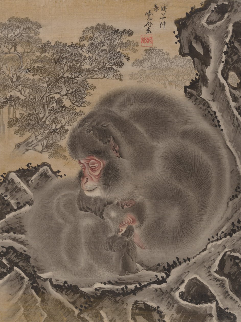 Monos de Kawanabe Kyosai
