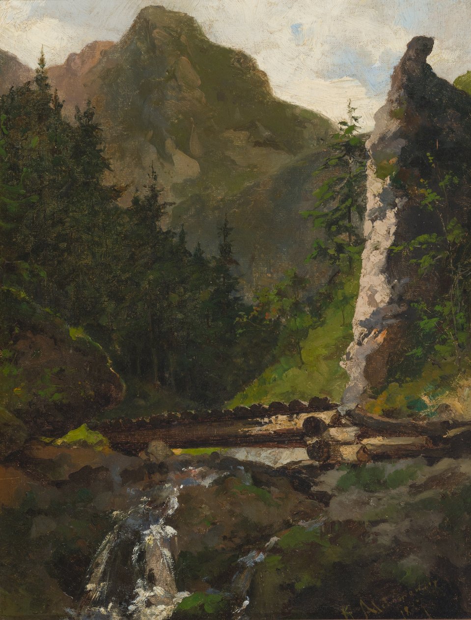 En la distancia de los Tatras de Kazimierz Alchimowicz