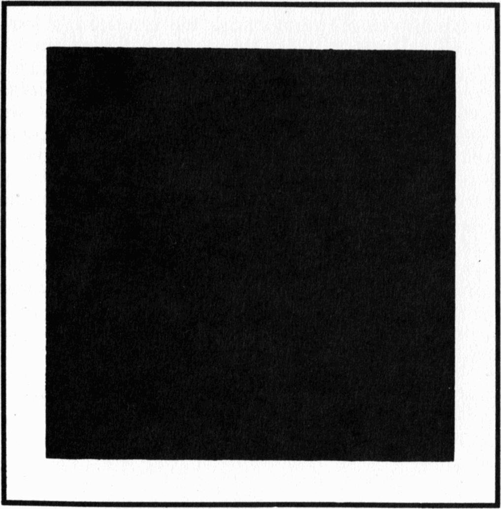 Cuadrado negro de Kazimir Severinovich Malevich