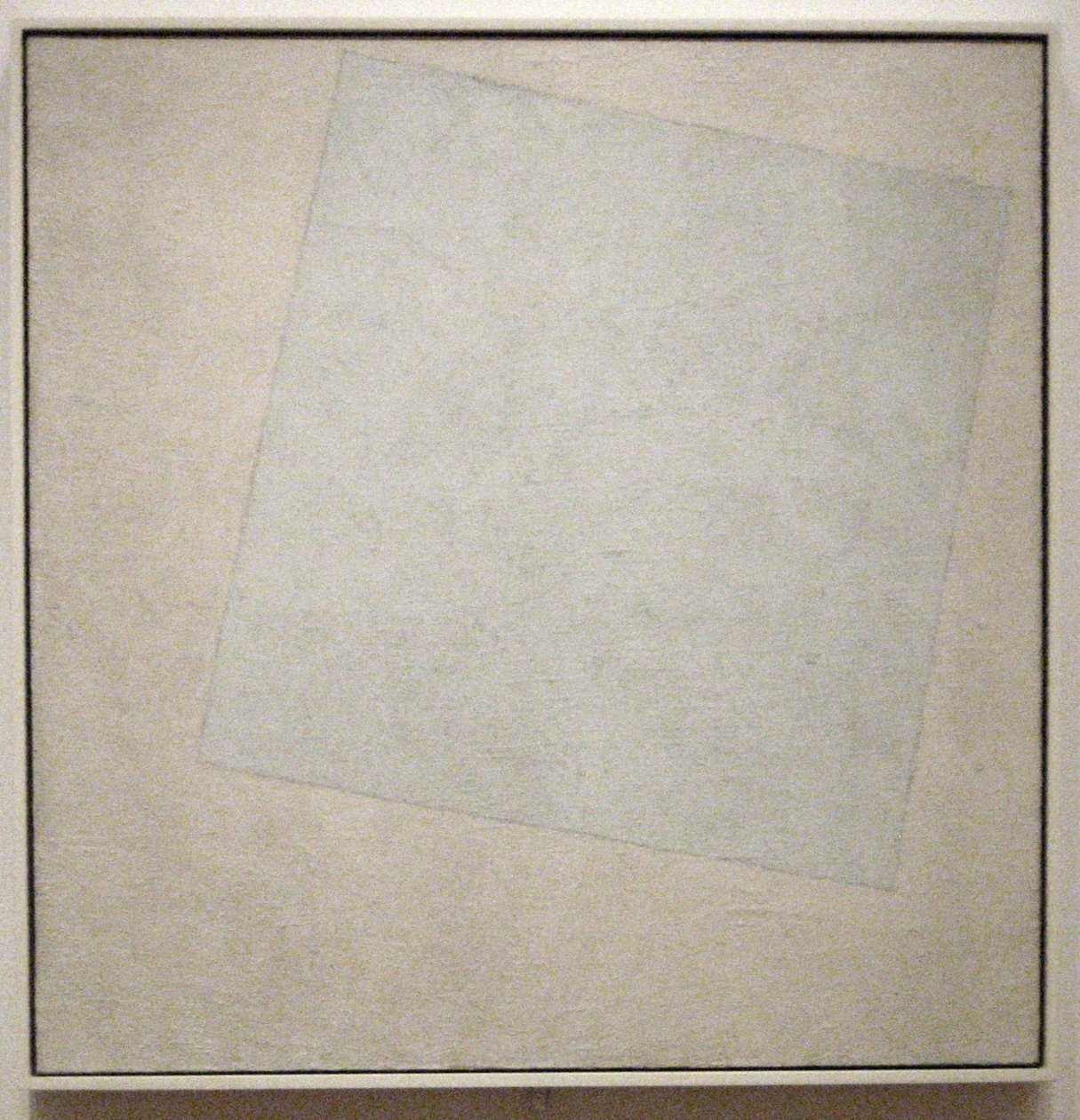 Composición suprematista: Blanco sobre blanco de Kazimir Severinovich Malevich