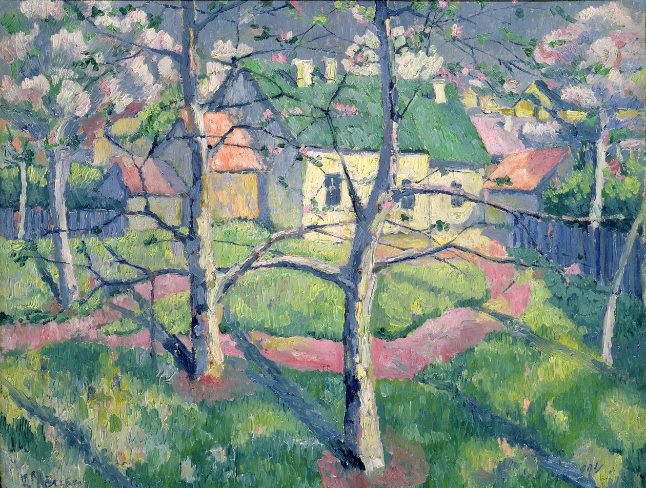 Manzanos en flor, 1904 de Kazimir Severinovich Malevich