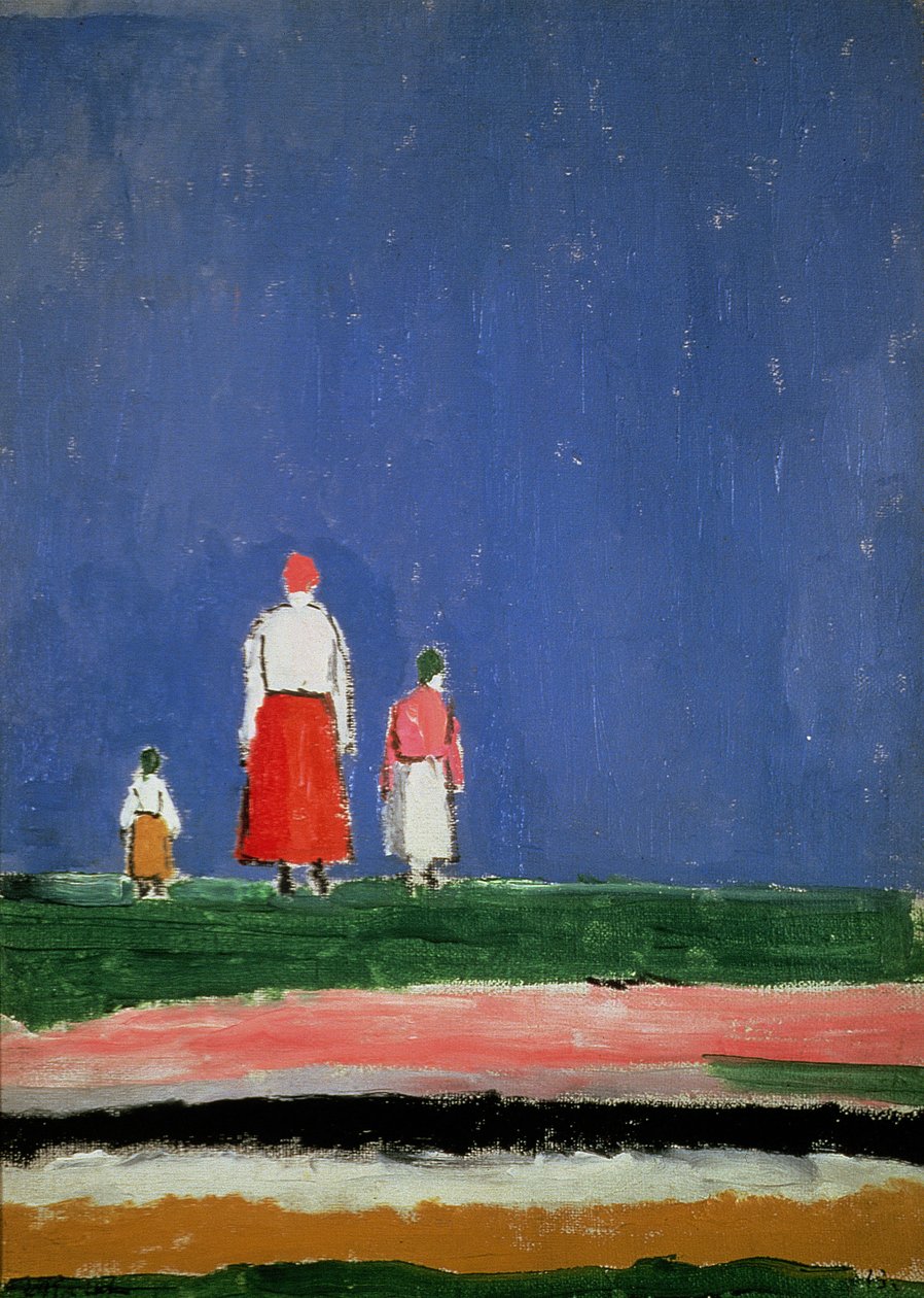 Tres Figuras de Kazimir Severinovich Malevich