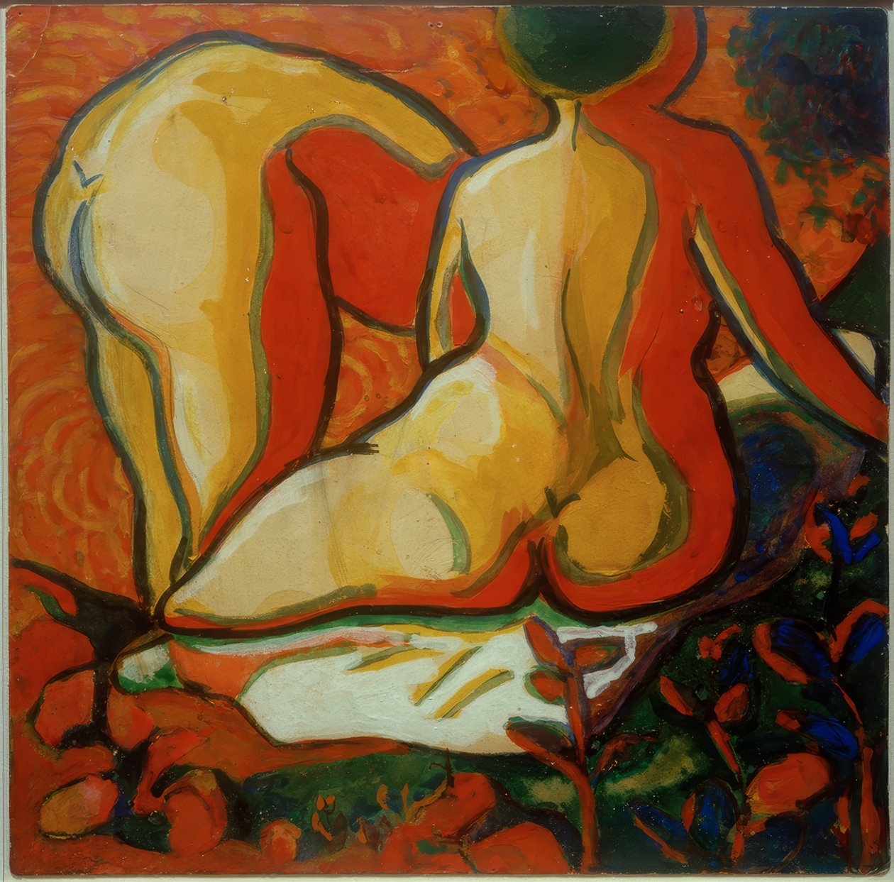 Bañista de espaldas de Kazimir Severinovich Malevich