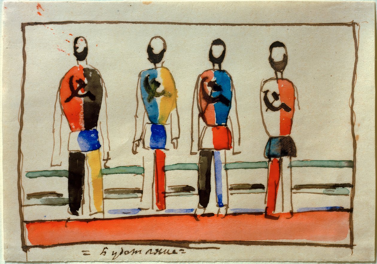Budetijane (Futuristas) de Kazimir Severinovich Malevich